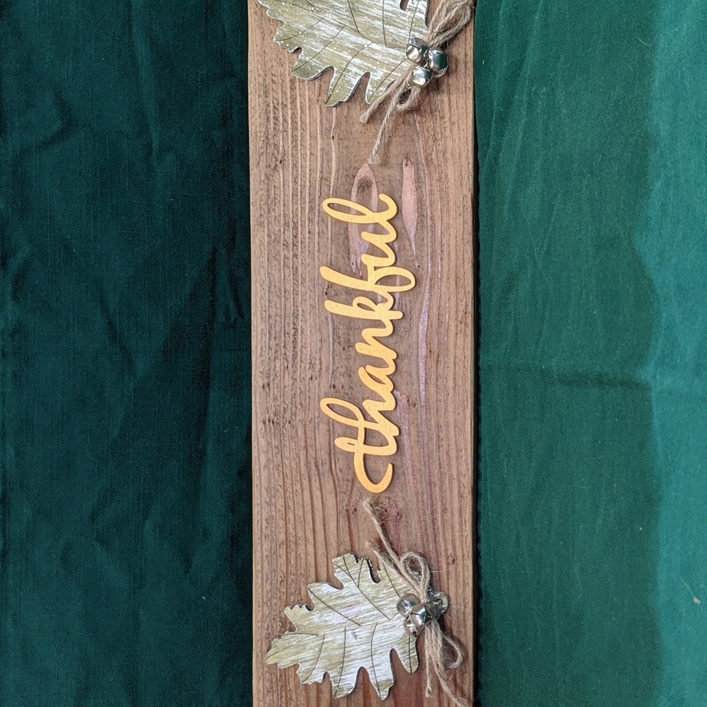 Thankful Wood Sign